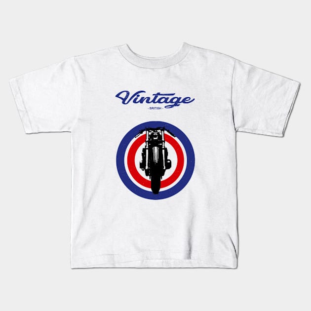 Vintage British Kids T-Shirt by oobmmob